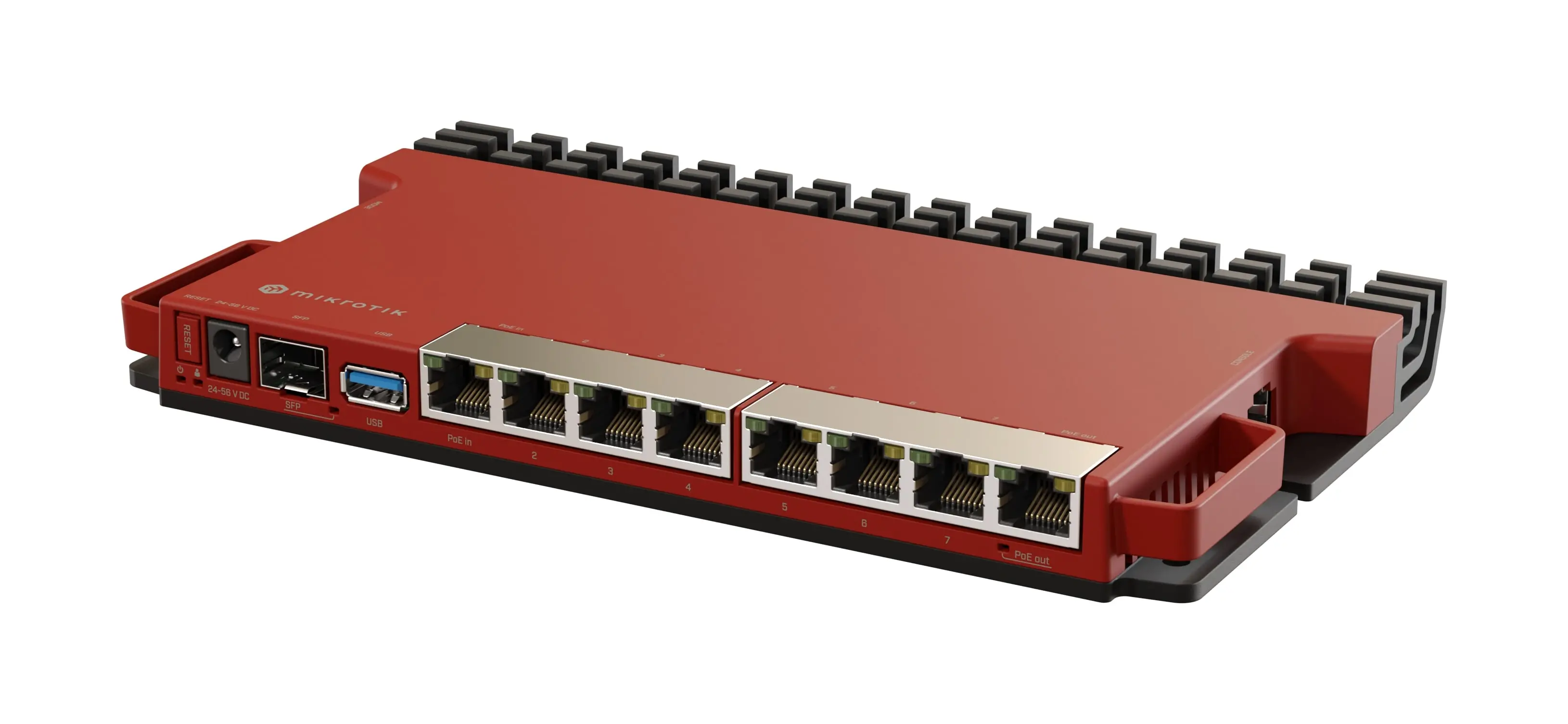 Рутер MikroTik L009UiGS-RM, CPU 800Hz, 8GE, 2,5G SFP+ x 1, PoE In - image 2