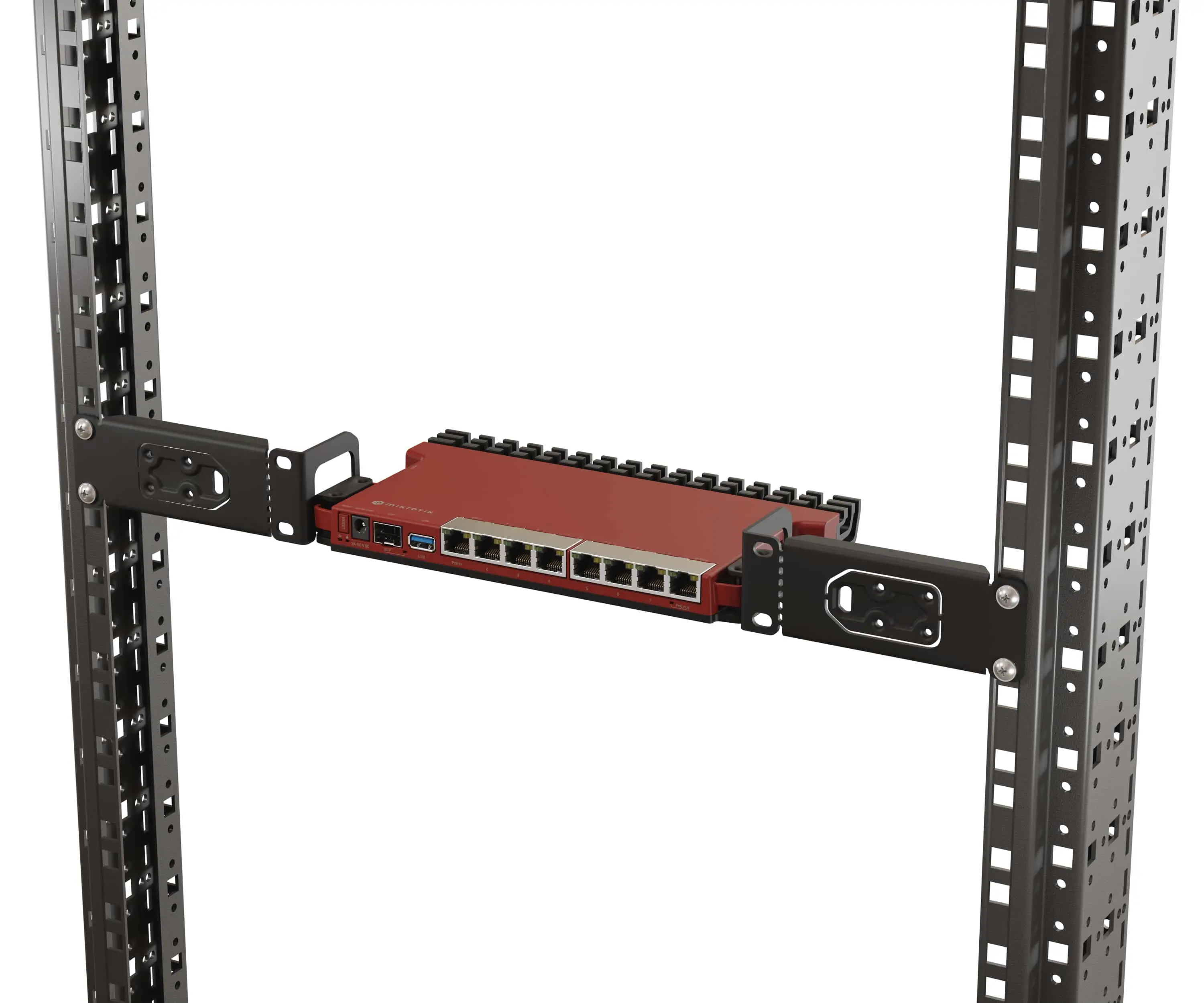 Рутер MikroTik L009UiGS-RM, CPU 800Hz, 8GE, 2,5G SFP+ x 1, PoE In - image 4