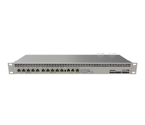 Рутер MikroTik RB1100Dx4, 1100AHx4 Dude Edition, 13xGE, 60GB M.2 SSD, 2x SATA3