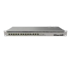 Рутер MikroTik RB1100Dx4, 1100AHx4 Dude Edition, 13xGE, 60GB M.2 SSD, 2x SATA3
