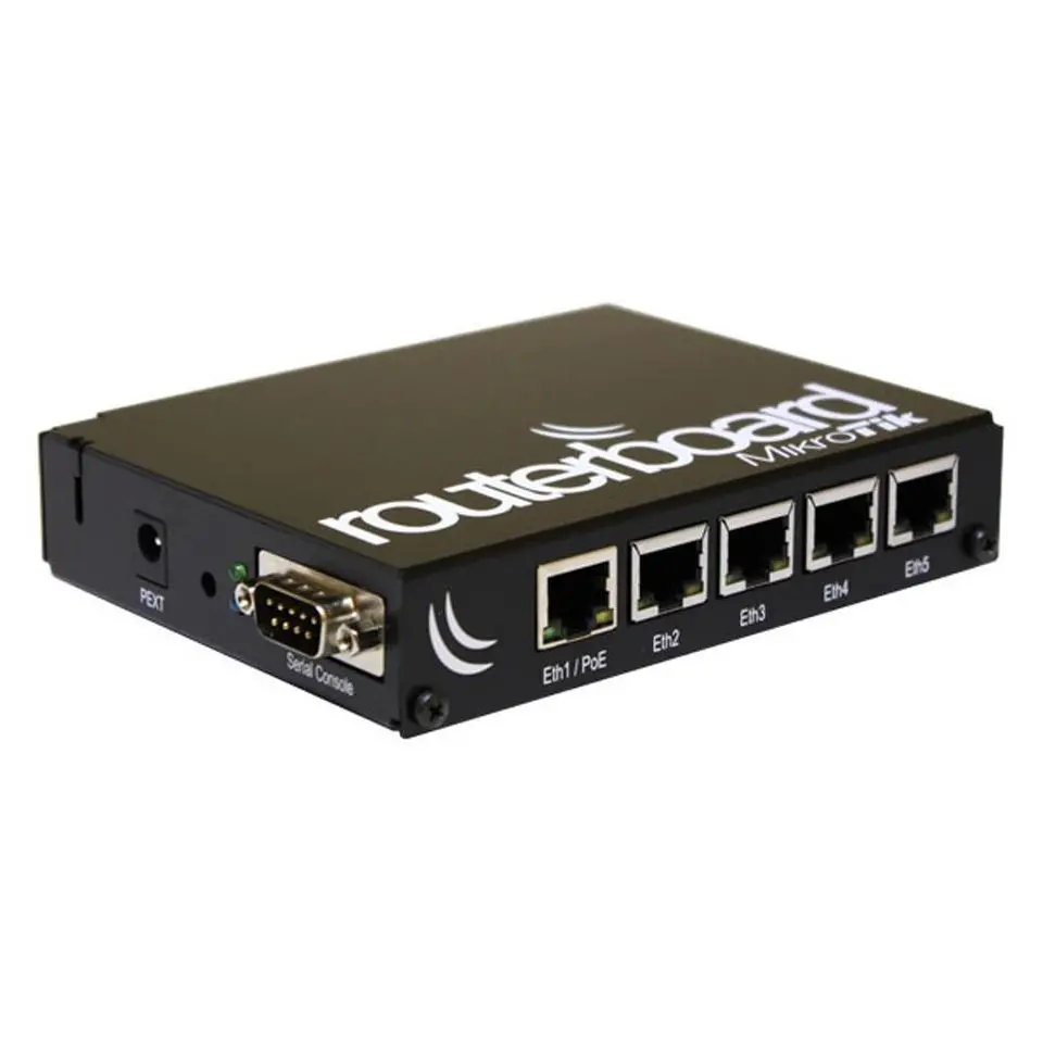 Рутер MikroTik RB450Gx4, 716MHz, 1GB, 5xGE, PoE in/out, microSD слот, L5