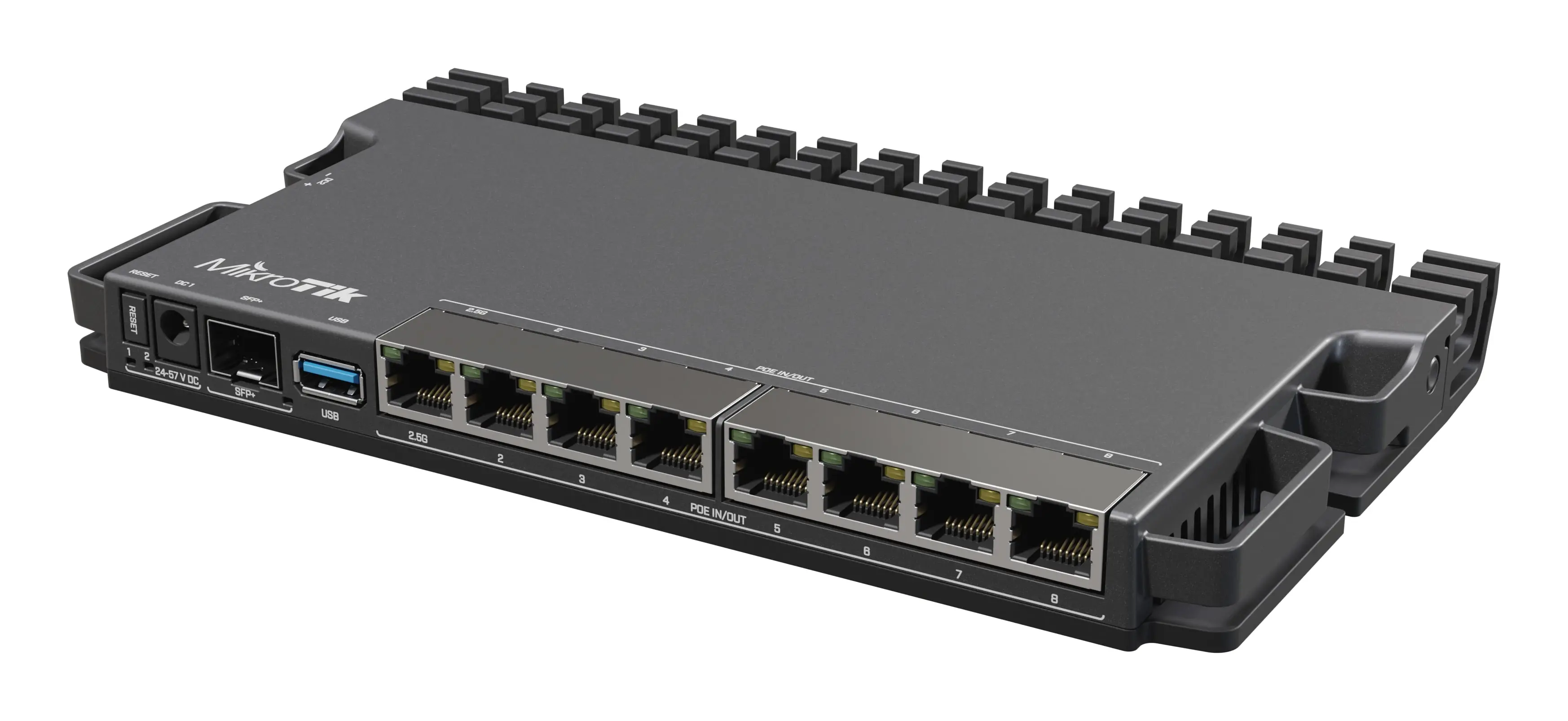 Ρούτερ MikroTik RB5009UPr+S+IN, 1.4GHz, 1GB, 7GE, 1x 2.5G, PoE in/out, 1x SFP+ - image 1