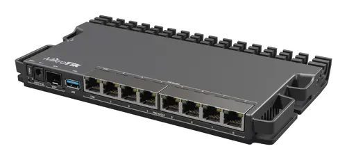 Рутер MikroTik RB5009UPr+S+IN, 1.4GHz, 1GB, 7GE, 1x 2.5G, PoE in/out, 1x SFP+ - image 1
