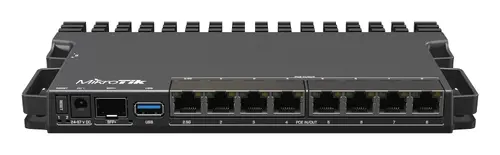 Рутер MikroTik RB5009UPr+S+IN, 1.4GHz, 1GB, 7GE, 1x 2.5G, PoE in/out, 1x SFP+ - image 2