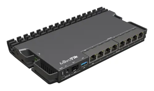 Рутер MikroTik RB5009UPr+S+IN, 1.4GHz, 1GB, 7GE, 1x 2.5G, PoE in/out, 1x SFP+