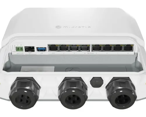 Рутер MikroTik RB5009UPr+S+OUТ, 1.4GHz, 1GB, 5xGE, 1xSFP+, 1x2.5GE, PoE in/out - image 3