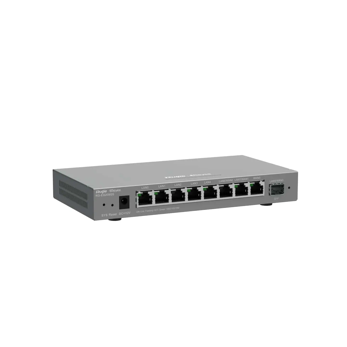 Рутер Ruijie RG-EG209GS, 8x GE, 1xSFP, 256MB, 600Mbps, Cloud, OpenVPN, 200 users - image 3