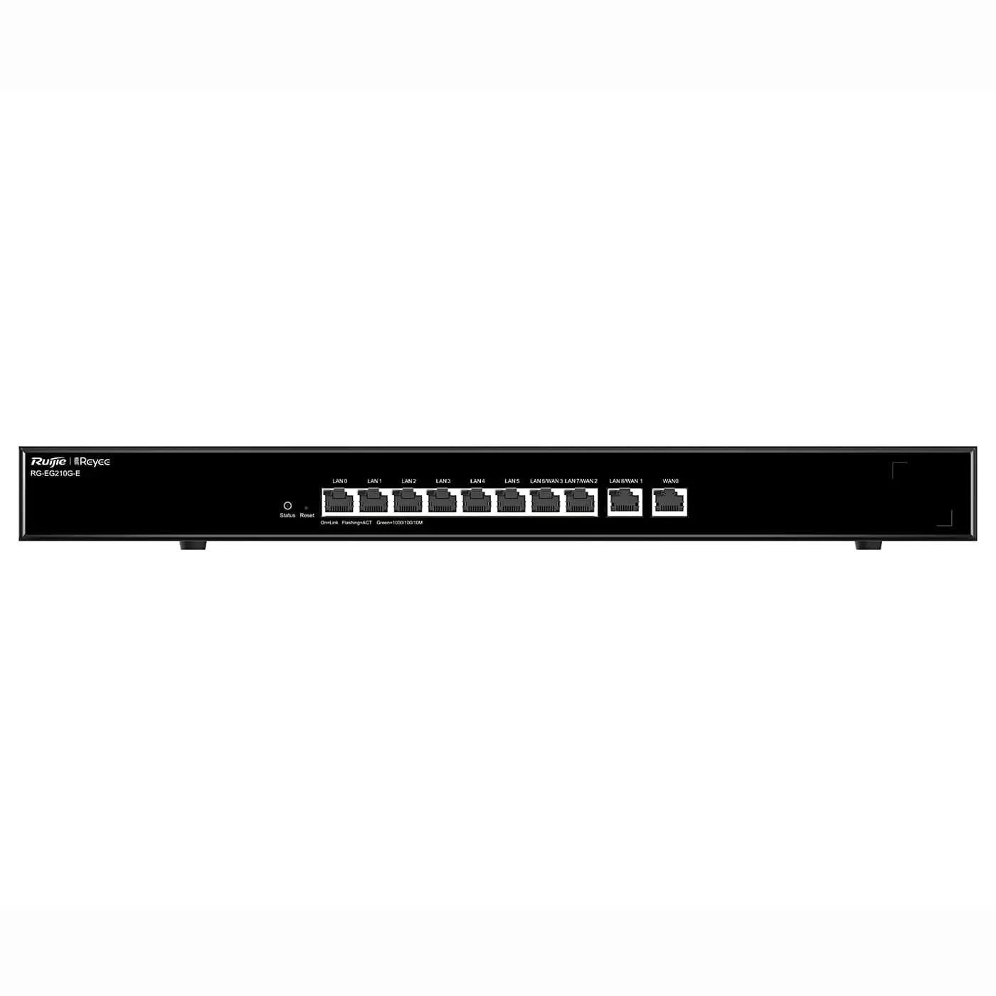 Рутер Ruijie RG-EG210G-E, 8xGE, 1xSFP, 256MB, 1Gbps, Cloud, OpenVPN, 200 users - image 1