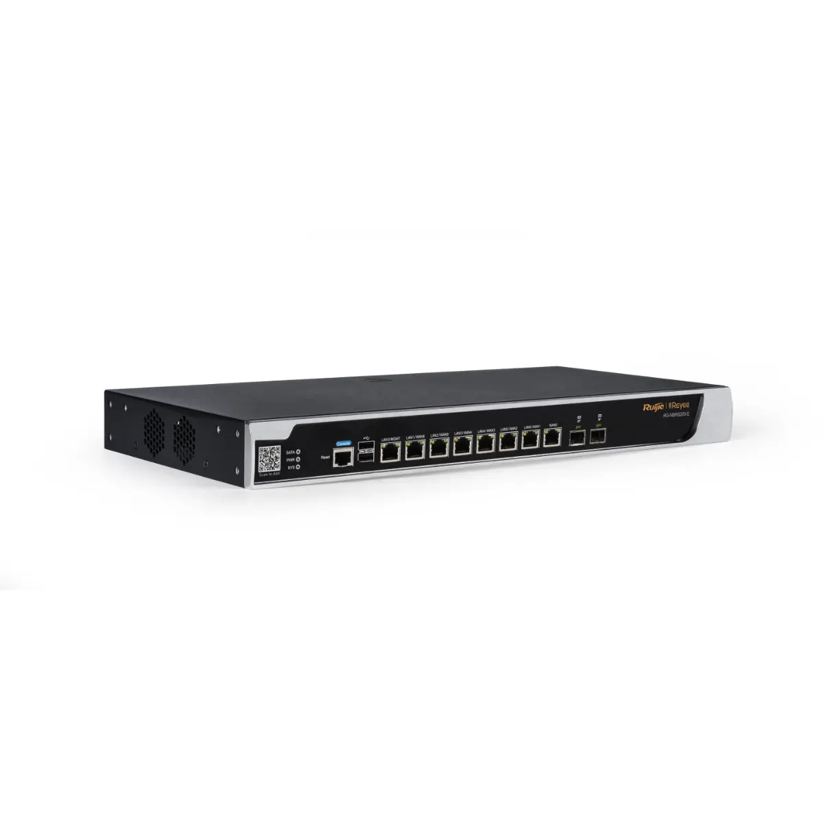 Рутер Ruijie RG-NBR6205, 8x GE, 2xSFP, 1.5 Gbps, Cloud, OpenVPN,500 clients,1U