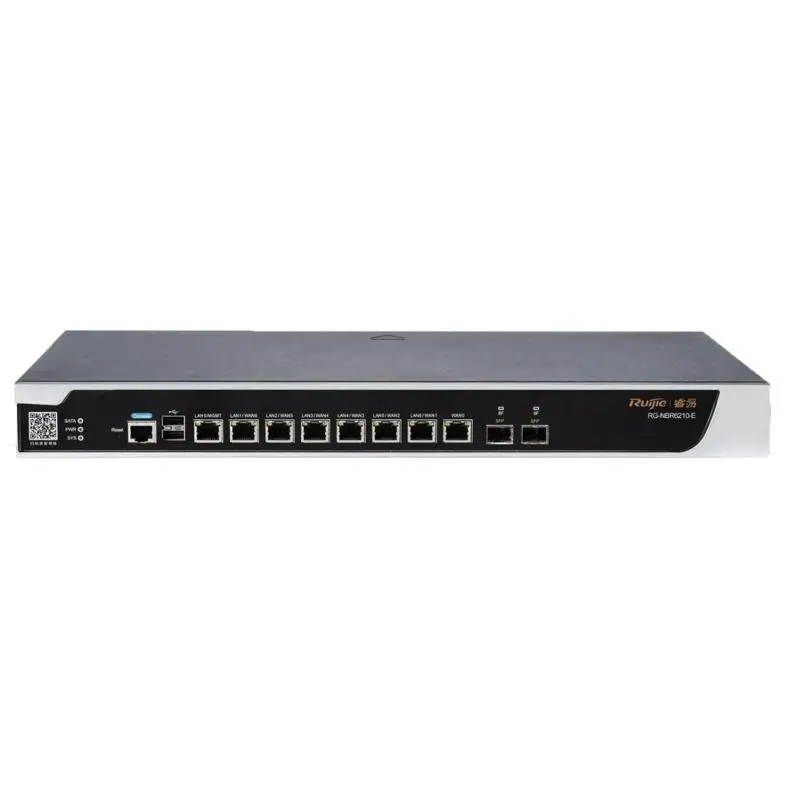 Рутер Ruijie RG-NBR6215-E, 8xGE,1x1GBase-X SFP,1x10GBase-X SFP+,Cloud,1U,2000 cl