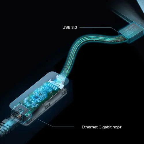 Адаптер за мрежа TP-LINK UE306, RTL8153, USB 3.0, GbE - image 5