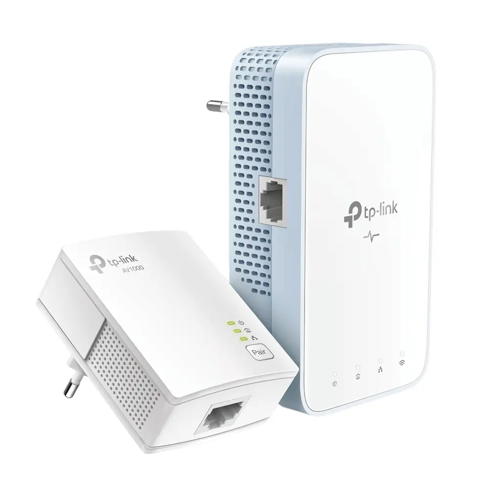 Адаптер за мрежа TP-LINK TL-WPA7517 KIT, AV1000, 1xGbE порт, WiFi AC750,комплект