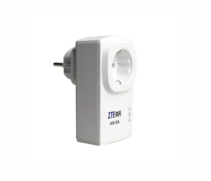 Προσαρμογέας δικτύου ZTE H512A, AV200, 1x θύρα 10/100Mbps, πρίζα AC, κιτ 2 τεμ - image 1