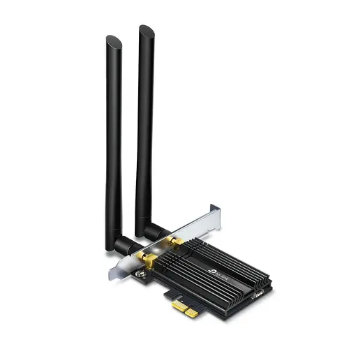 Adaptor wireless TP-LINK Archer TX50E, AX3000, Wi-Fi 6, Bluetooth, PCI Express - 1