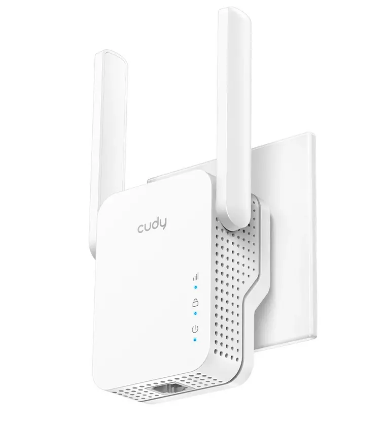 Безжичен усилвател, Cudy RE300 Wi-Fi Mesh Repeater, AP mode, 300Mbps at 2.4GHz, 10/100Mbps Port - image 1