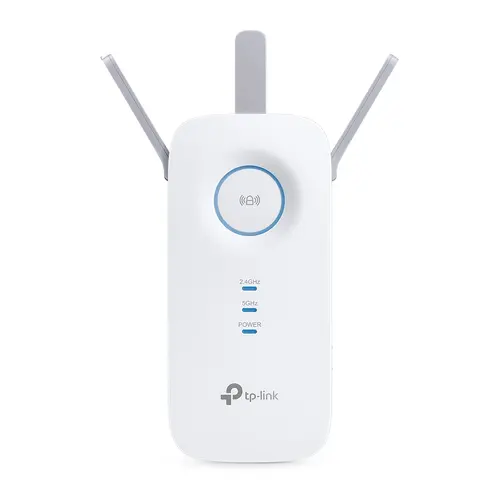 Удължител на обхват TP-LINK RE550, AC1900, двулентов, 1xGbit порт, 4 външни анте