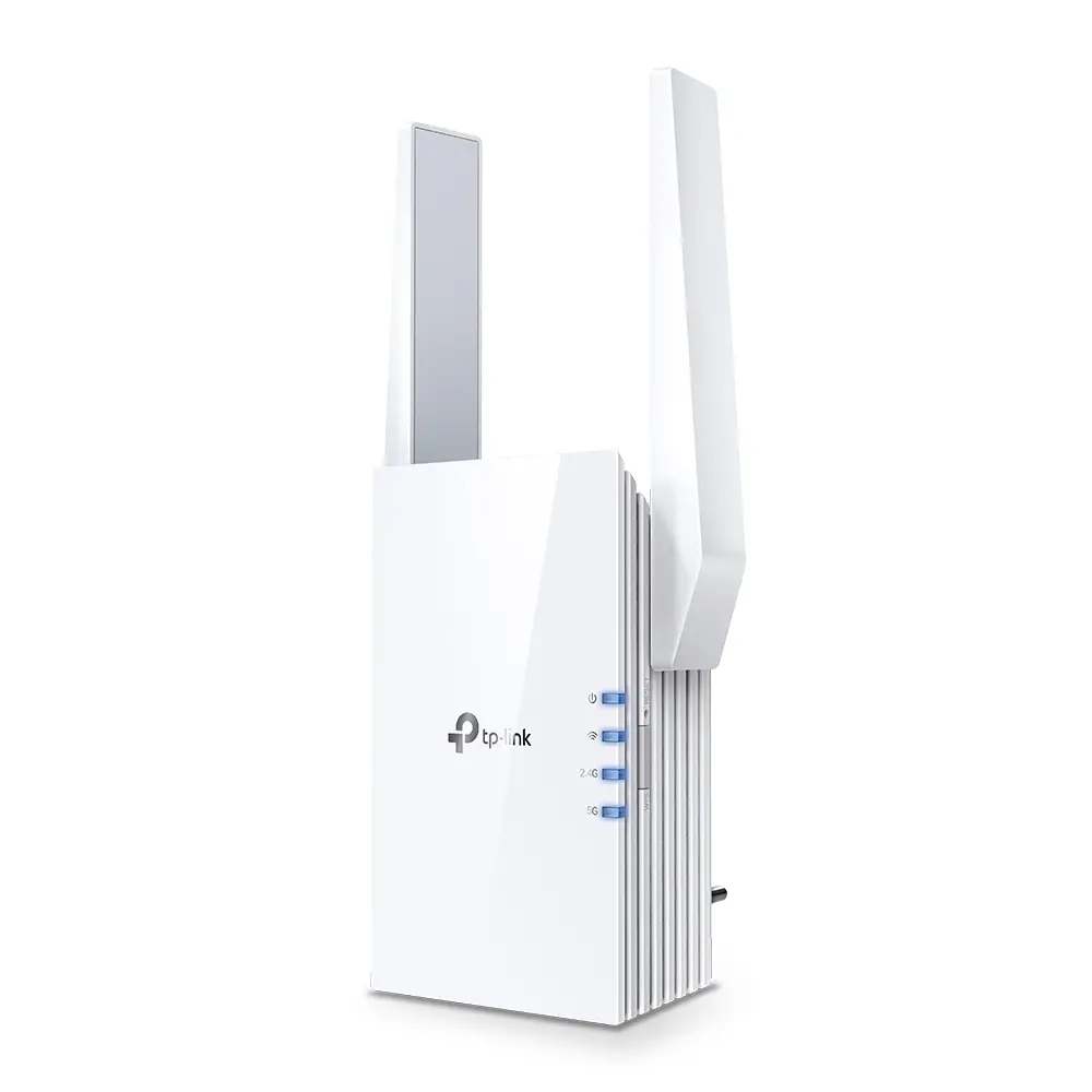 Удължител на обхват TP-LINK RE605X, WiFi 6, AX1800, 1xGbit порт, MU-MIMO