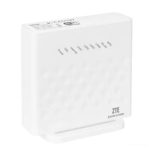 Router wireless ZTE H108N, N300, USB, 2x2 antene interne, port RJ-11 pentru DSL - 1