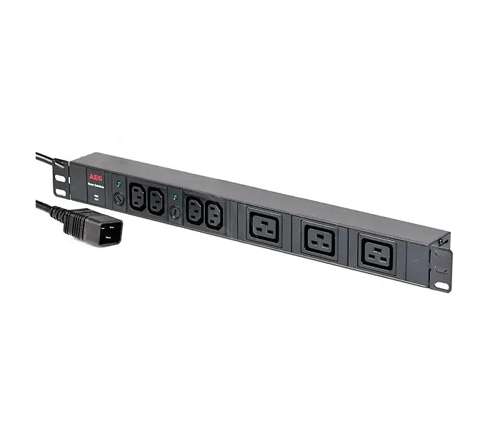 Πολύπριζο AEG PDU 16-1, 4x IEC320 C13 (10A), 3x IEC320 C19 (16A), για τοποθέτηση σε - image 1