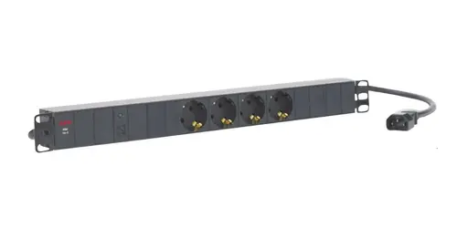 Prelungitor AEG PDU 6000, prize rack 19", carcasă din aluminiu, 4 x C13 / 10 A status - 1