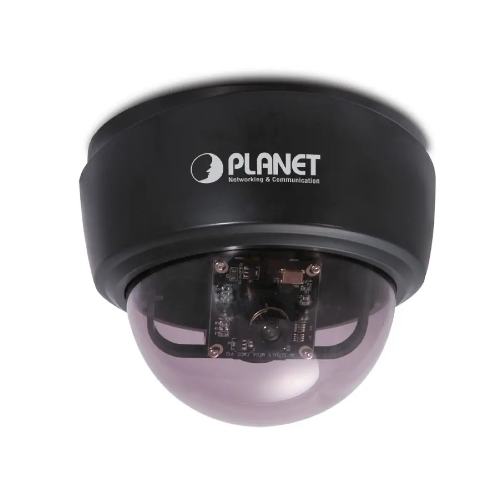 Cameră video Planet ICA-HM130, tip dome, 1.3 MP, H.264/MPEG4/MJPEG, audio, 3GPP