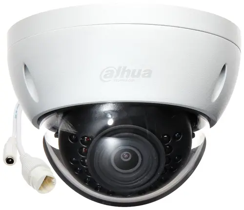 Камера Dahua IPC-HDBW1230E-0280B-S5, 2MP, куполна, IP, 1080p, 2,8мм, ден/нощ 30м
