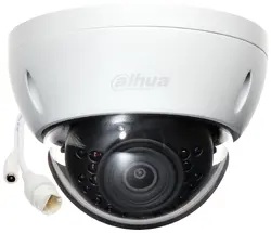 Камера Dahua IPC-HDBW1230E-0280B-S5, 2MP, куполна, IP, 1080p, 2,8мм, ден/нощ 30м