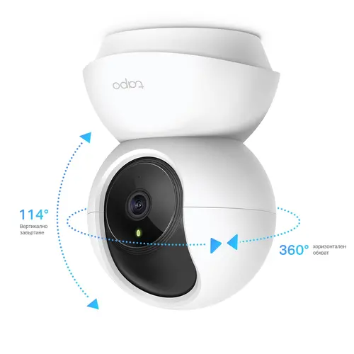 Cameră TP-Link Tapo C210, Pan/Tilt, 3MP, zi/noapte până la 9m, Micro SD, microfon - 2