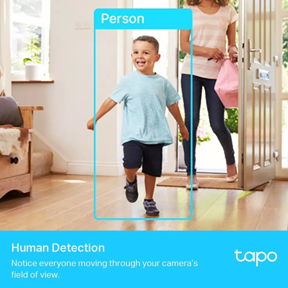 Камера TP-Link Tapo C225, 2K QHD, Pan/Tilt, WiFi, ден/нощ, indoor, mic - image 5