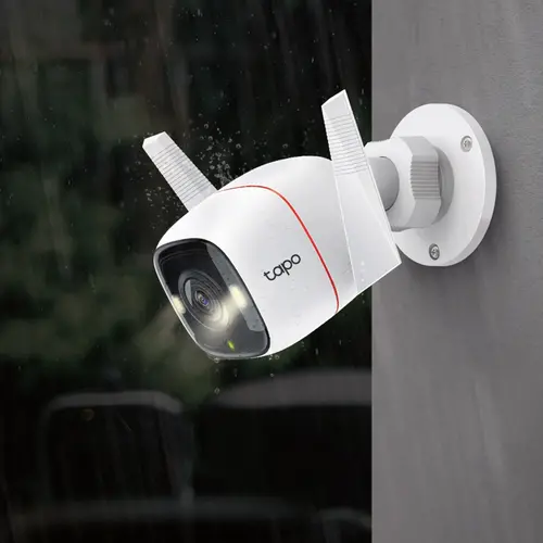 Cameră TP-Link Tapo C320WS, 4MP, WiFi, zi/noapte până la 30m., Micro SD, de exterior, microfon - 3