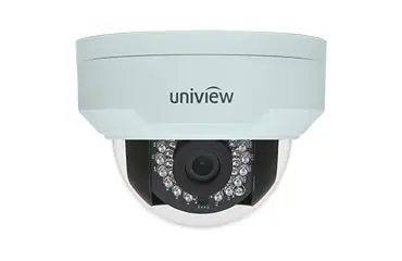 Камера UNV IPC322E-IR-F36-IN, 2MP, вандалоустойчива, фиксирана куполна, 30m ден/