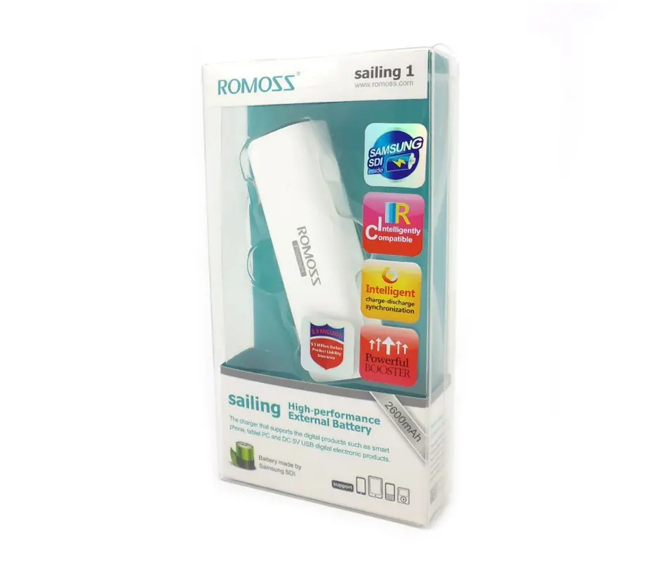 Външна батерия Romoss sailing 1, 2600mAh, USB - image 3