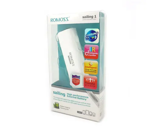 Εξωτερική μπαταρία Romoss sailing 1, 2600mAh, USB - 4