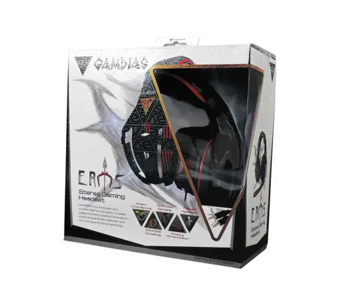 Жични Gaming Слушалки, Gamdias, EROS GHS2200, Black/Red, 3.5mm v1.1 - image 3