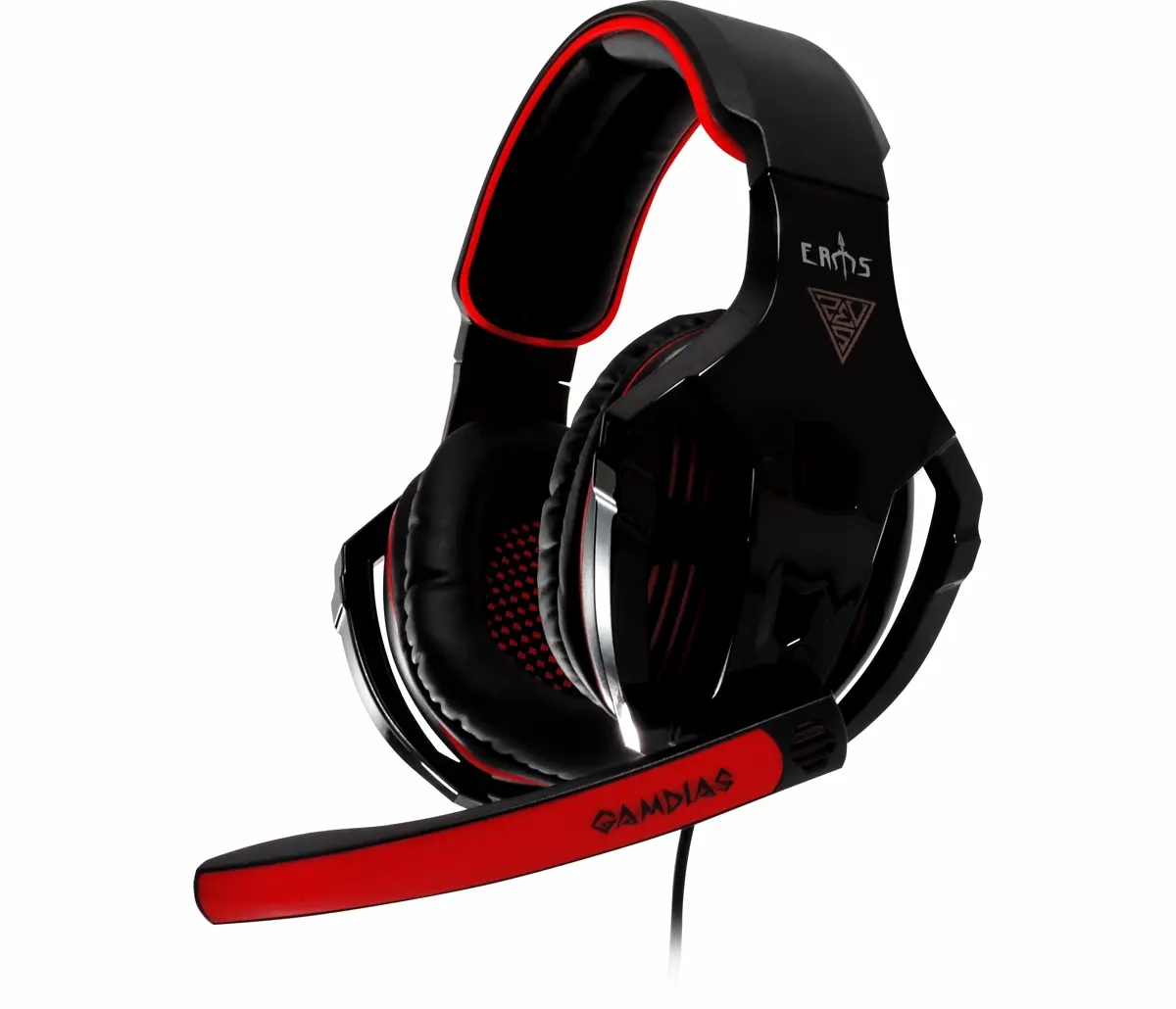 Жични Gaming Слушалки, Gamdias, EROS GHS2200-USB, Black/Red, USB 2.0 - image 4