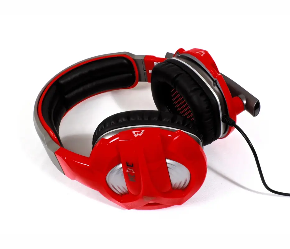 Жични Gaming Слушалки, Gamdias, HEBE GHS2300, Red/Black, 3.5mm 3pin - image 1
