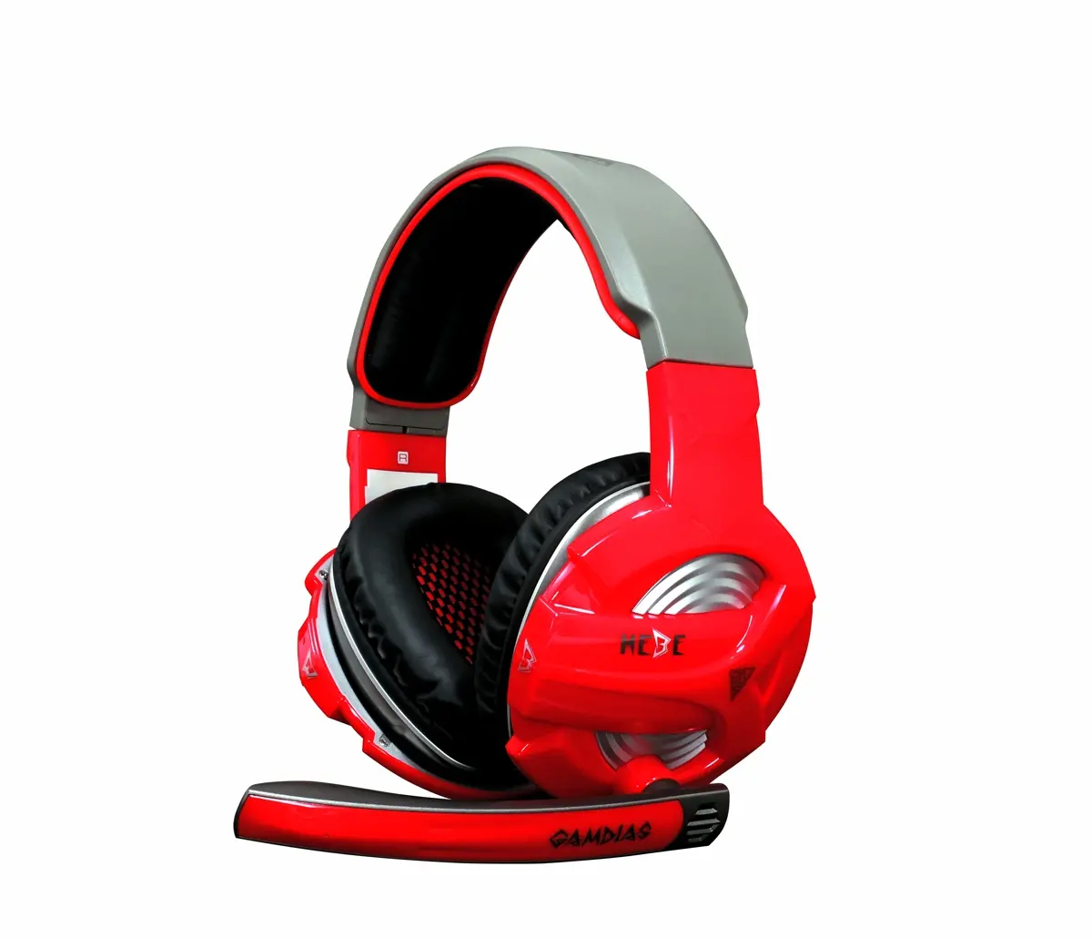 Жични Gaming Слушалки, Gamdias, HEBE GHS2300, Red/Black, 3.5mm 3pin - image 3