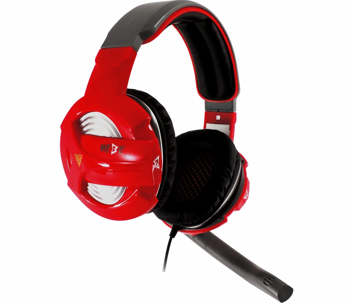 Жични Gaming Слушалки, Gamdias, HEBE GHS2300, Red/Black, 3.5mm 3pin - image 4