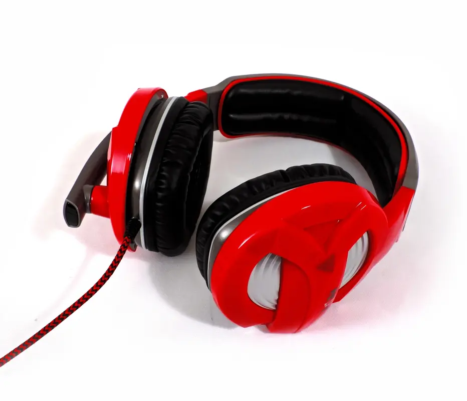 Căști Gaming cu fir, Gamdias, HEBE GHS2300-USB, roșu/negru, USB 2.0 - image 2