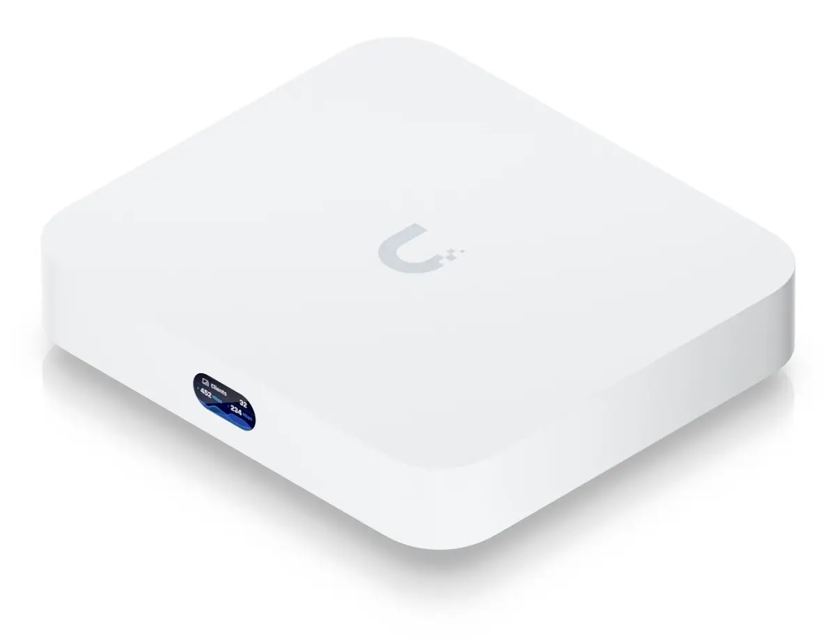 Защитна стена Ubiquiti UCG-Ultra, UniFi, 4xGbE RJ45, 1x 2.5GbE RJ45 Wan