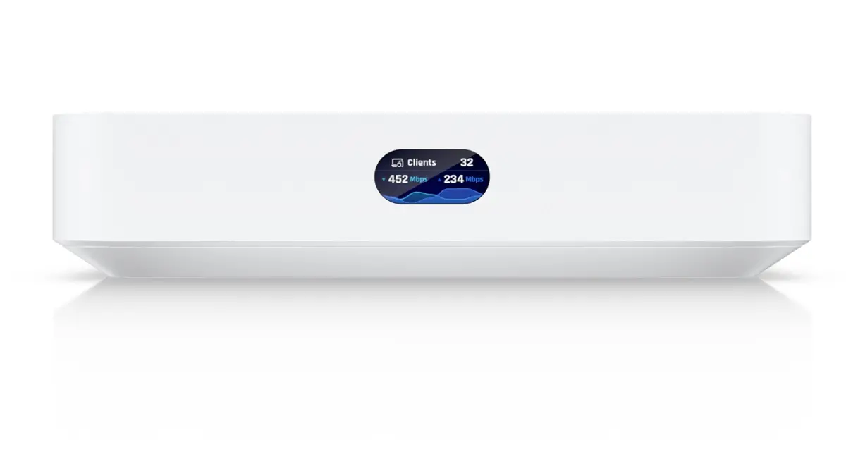 Защитна стена Ubiquiti UCG-Ultra, UniFi, 4xGbE RJ45, 1x 2.5GbE RJ45 Wan - image 1