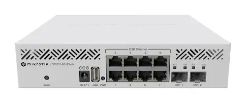 Комутатор MikroTik CRS310-8G+2S+IN, 800 MHz CPU, 256 MB RAM, 8x 2.5G, 2x SFP+ - image 2