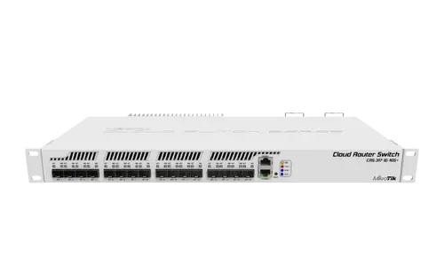 Switch MikroTik CRS317-1G-16S+RM, 1xGbit LAN, 16xSFP+, sursă de alimentare dublă - 1