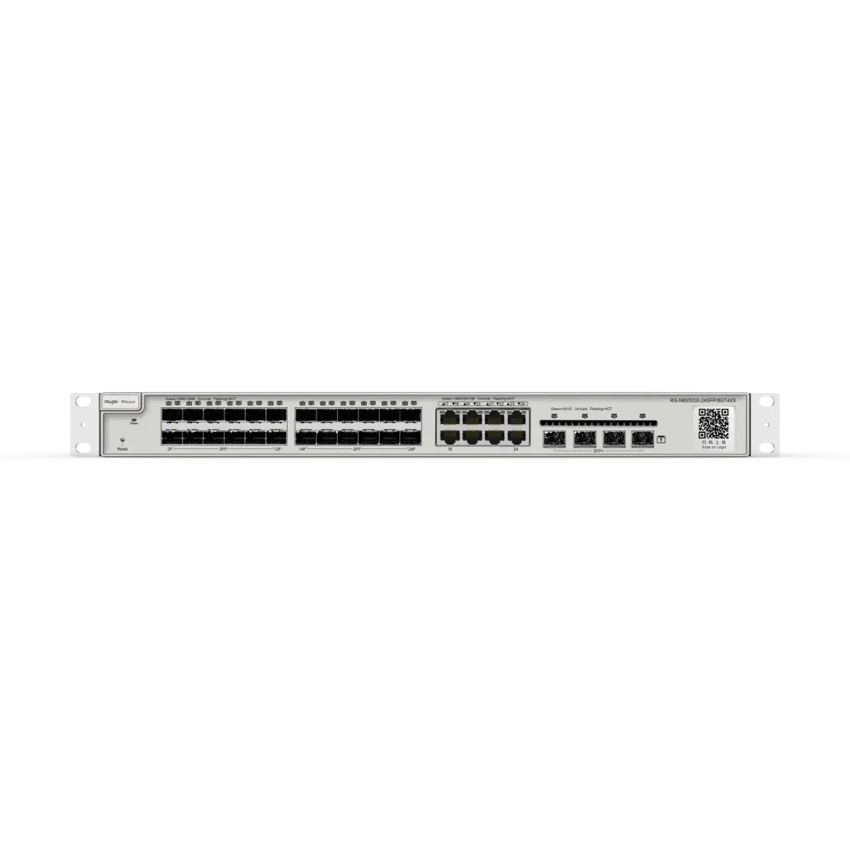 Switch Reyee RG-NBS5200-24SFP/8GT4XS, 24xSFP, 4xSFP+, 8xGbit porturi combo, L3