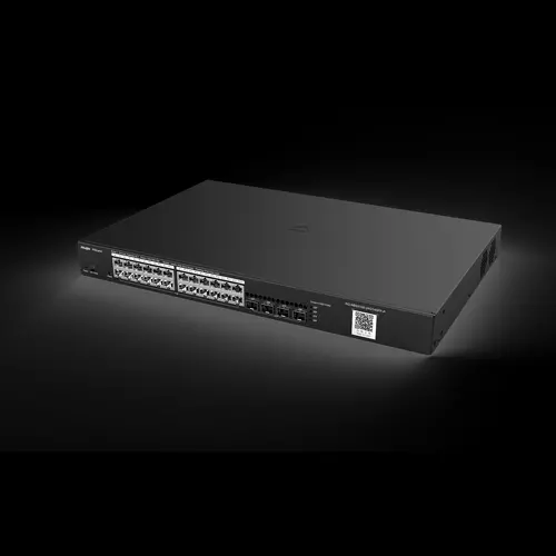 Комутатор Ruijie RG-NBS3100-24GT4SFP-P, 24xGbЕ, 4xSFP, PoE+, 370W, L2, 19-инча - image 2