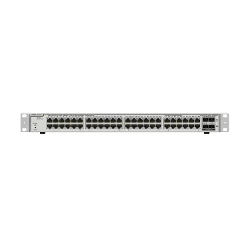 Комутатор Ruijie RG-NBS3200-48GT4XS-P, 48xGbЕ, POE+, 370 W, 4xSFP+, L2