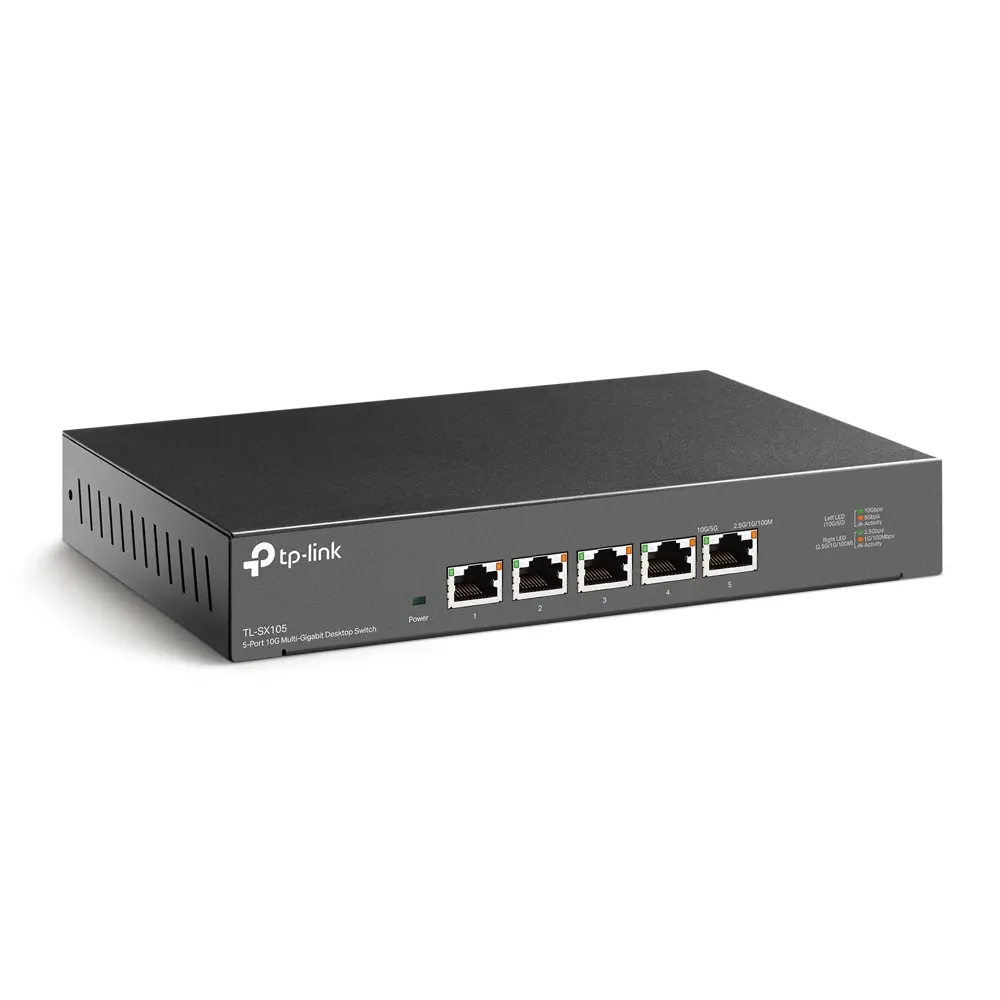 Комутатор TP-LINK TL-SX105, 5x 10GbE портa, fanless - image 1
