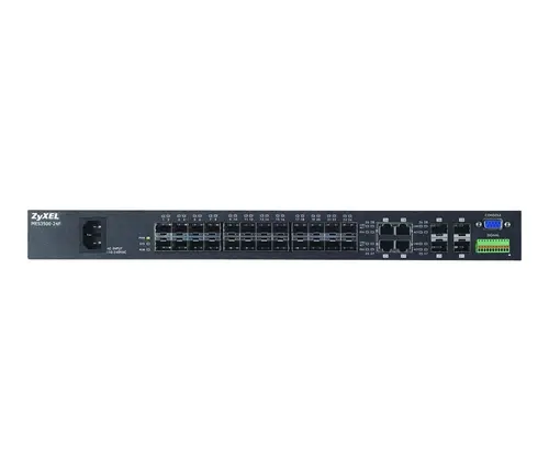 Switch ZyXEL MES3500-24F, 24x sloturi 100M SFP + 4x GbE SFP/RJ45, QoS, ACL, IGM - 2