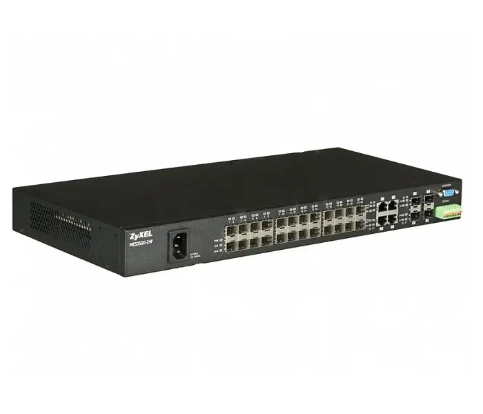 Switch ZyXEL MES3500-24F, 24x 100M SFP υποδοχές + 4x GbE SFP/RJ45, QoS, ACL, IGM - image 2
