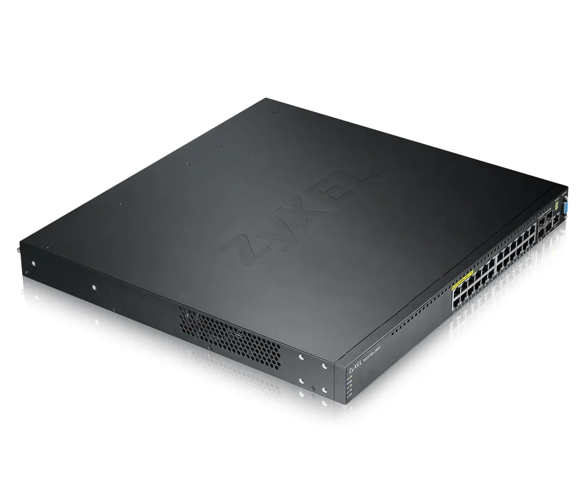 Комутатор ZyXEL XGS3700-24, 24x GbE порта + 4x 10G SFP+ слота, L2/3, VRRP, ECNP, - image 1